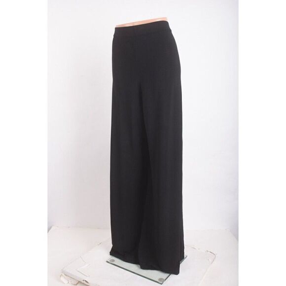 Marina Rinaldi Voyage Womens Wide-Leg Ubicato Trousers Pants XXL 2X Knit Black - Picture 3 of 7